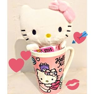 Valentines Hello Kitty Plush in Mug CVS limited
